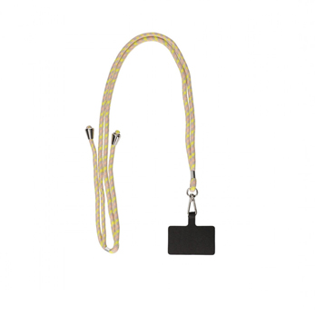 [000007181] Colgante para móvil Universal con tarjeta adaptadora, largo 160 cm, Amarillo