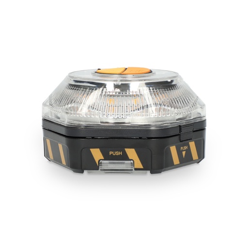[000007249] Luz de emergencia V16 Ksix, Safety Light, Articulada, Homologada DGT, Modo linterna, Pilas incluidas