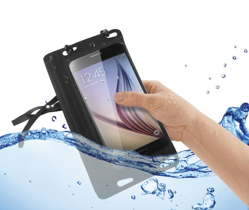 [000007252] Funda sumergible Universal para smartphone, Flexible, Negro