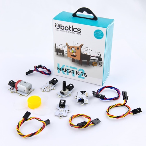 [000007305] Maker Kit 2 Ebotics Robótica Y Programación