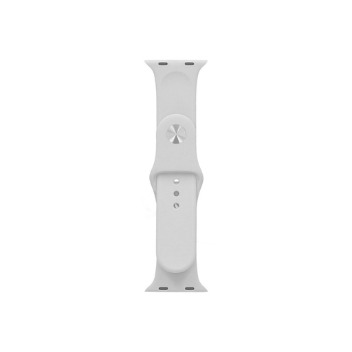 [000007343] Correa reloj silicona intercambiable, compatible con Ksix Urban3 (2022), Blanco