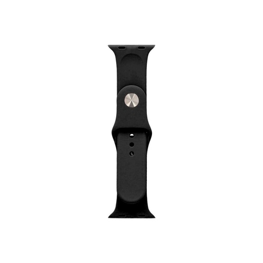 [000007344] Correa reloj silicona intercambiable, compatible con Ksix Urban3 (2022), Negro