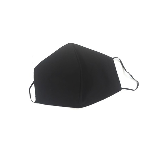 [000007383] Mascarilla Triangular Lavable Contact Uso No Sanitario Negra