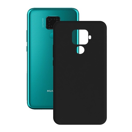 [000007395] Funda para Huawei Mate 30 Lite, Flexible, Negro