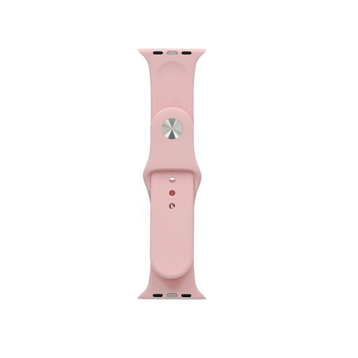 [000007409] Correa reloj silicona intercambiable, compatible con Apple Watch 42/44mm, Ksix Urban3 (2023) y Urban2, Rosa