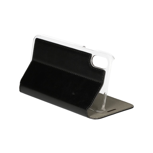 [000007417] Funda con tapa para iPhone X, Negro