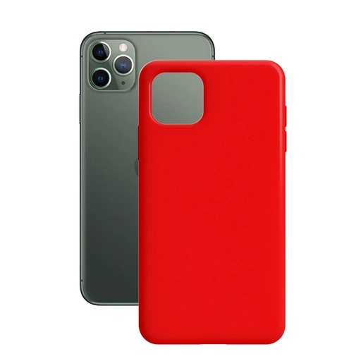 [000007423] Funda para iPhone 11 Pro Max, Flexible, Rojo