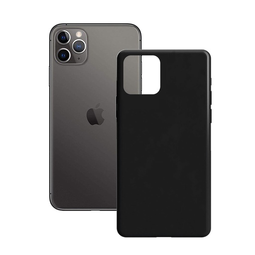 [000007425] Funda para iPhone 11 Pro Max, Flexible, Negro