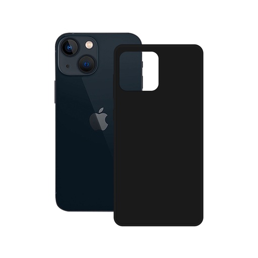 [000007436] Funda acabado mate para iPhone 14, Antirralladuras y antihuellas, Compatible con carga inalámbrica, Negro