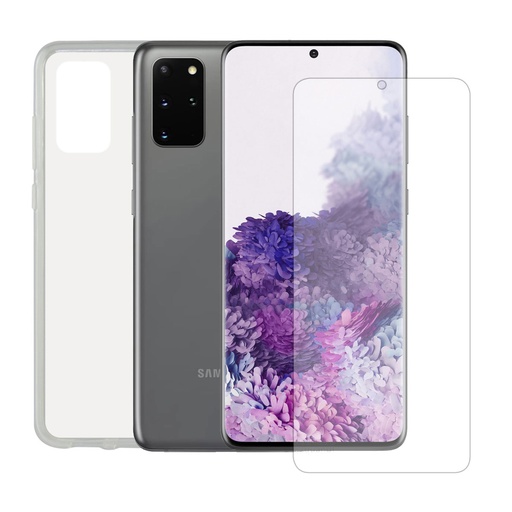 [000007466] Kit de Protección para Samsung Galaxy S20 Plus, Flexible, Transparente