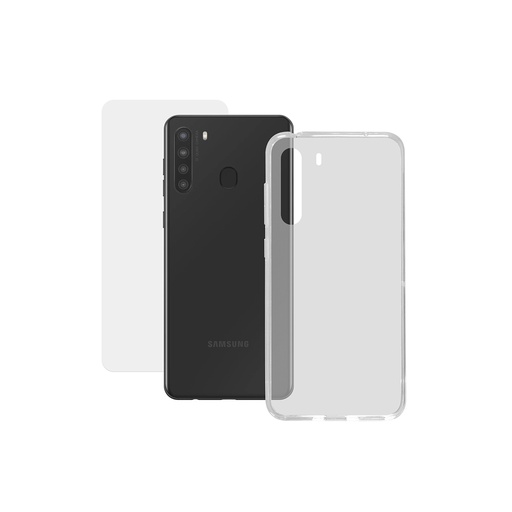 [000007473] Kit de Protección para Samsung Galaxy A21, Flexible, Transparente