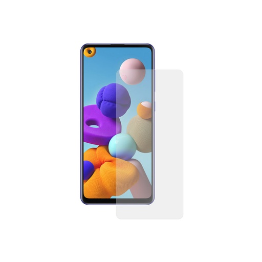 [000007474] Protector de pantalla para Samsung Galaxy A21S, Vidrio templado, Grosor 0,33 mm, Transparente