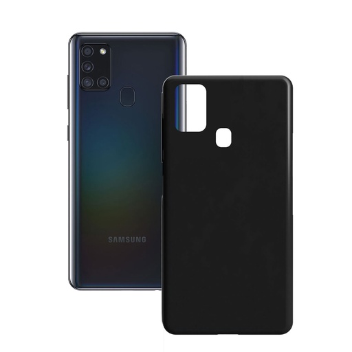 [000007475] Funda para Samsung Galaxy A21S, Flexible, Negro