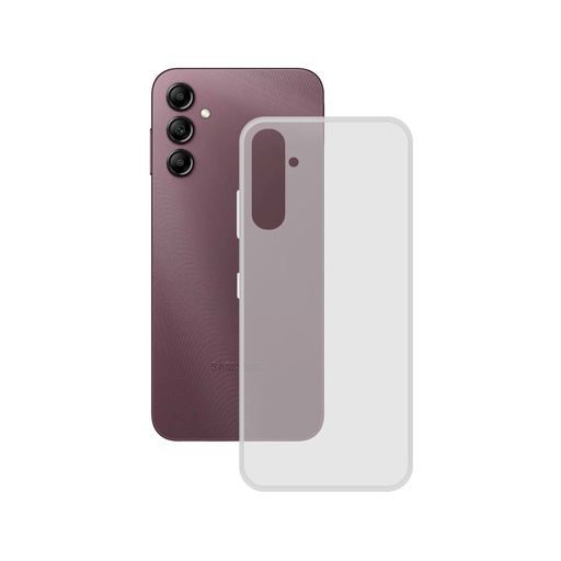 [000007505] Funda flexible para Samsung Galaxy A14 5G, Libre de huellas, Resistente, Compatible con carga inalámbrica, Transparente