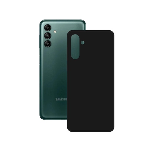[000007513] Funda acabado mate para Samsung Galaxy A04S, Antirralladuras y antihuellas, Compatible con carga inalámbrica, Negro