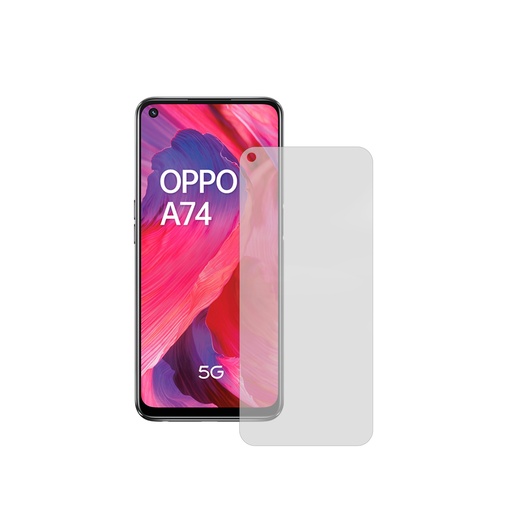 [000007565] Protector de pantalla para Oppo A74 5G, Vidrio templado, Grosor 0,33 mm, Transparente