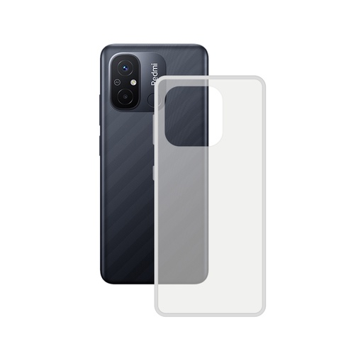 [000007584] Funda flexible para Xiaomi Redmi 12C, Antihuellas, Resistente, Ligera, Compatible con carga inalámbrica, Transparente