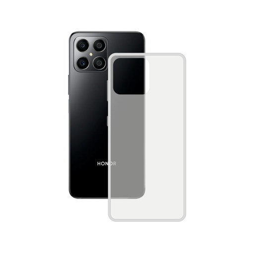 [000007600] Funda flexible para Honor X8 5G, Antihuellas, Resistente, Ligera, Compatible con carga inalámbrica, Transparente