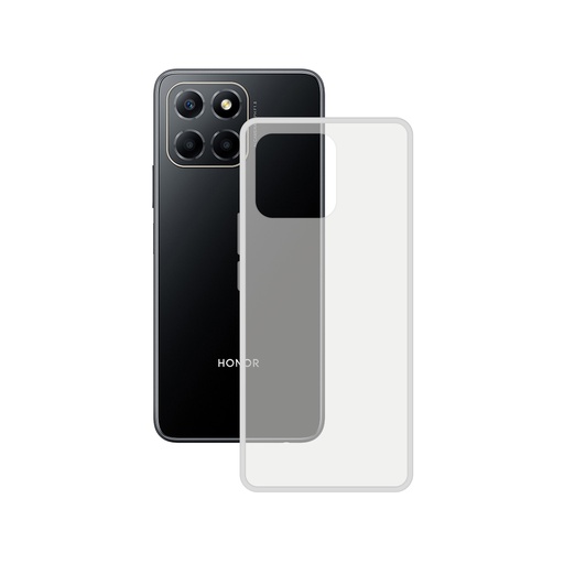 [000007605] Funda flexible para Honor X6, Antihuellas, Resistente, Ligera, Compatible con carga inalámbrica, Transparente