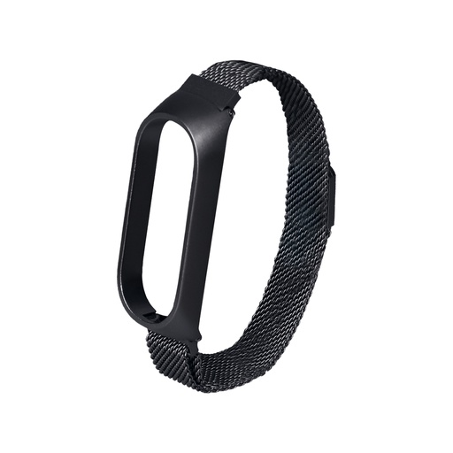 [000007638] Correa reloj metálica para Xiaomi Mi Band 5/6, Negra