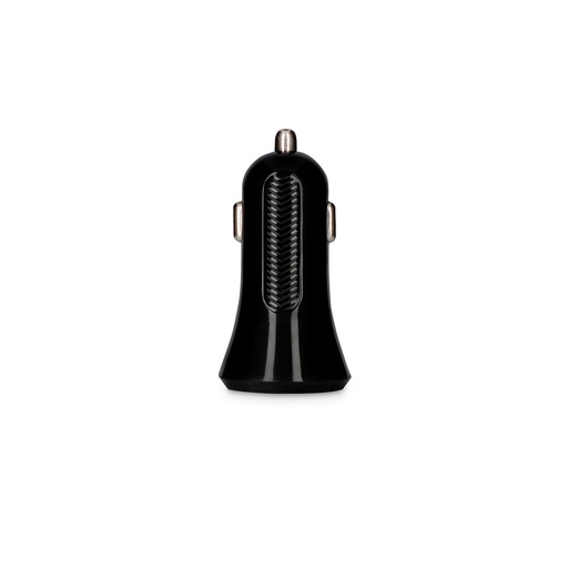 [000007644] Cargador de coche Contact, 15,5W, Carga rápida, Salidas USB-A y USB-C, Negro