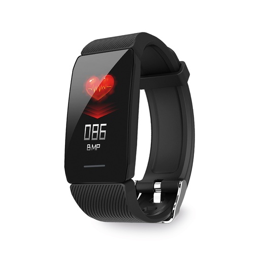 [000007664] Smartband Contact HR, Aut. 7 días, Notificaciones, Monitoreo salud, Multideporte, Pantalla 0,96” TFT, Negro