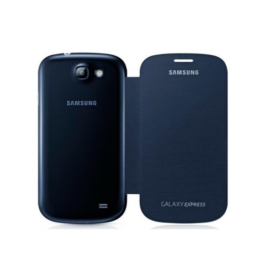 [000007692] Funda con tapa para Samsung Galaxy Express I8730, Rígida, Azul
