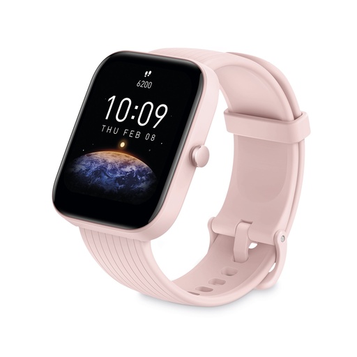 [000007708] Smartwatch Xiaomi Amazfit BIP 3 PRO, Autonomía hasta 2 semanas, BT 5.0, Pantalla 1,69" Táctil, 5 ATM, rosa