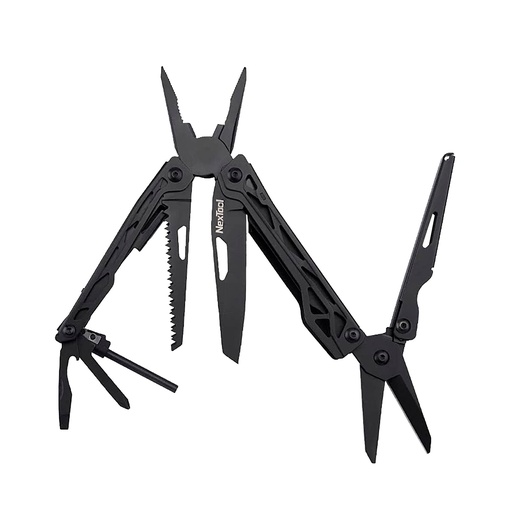 [000007752] Multiherramienta outdoor NE0123 Nextool, 10 en 1, Plegable, Acero inoxidable