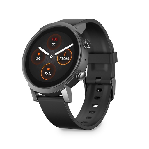 [000007762] Smartwatch TicWatch E3, Pantalla 1,3" HD, SO Wear by Google, Bluetooth 5.0, Autonomía hasta 45 días, Sumergible, Negro