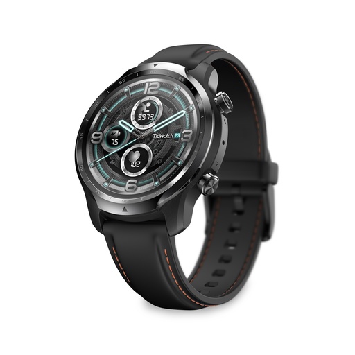 [000007763] Smartwatch TicWatch Pro 3 GPS, Pant AMOLED Retina 1,4", SO Wear by Google, GPS, BT 5.0, hasta 45 días, Sumergible, Negro
