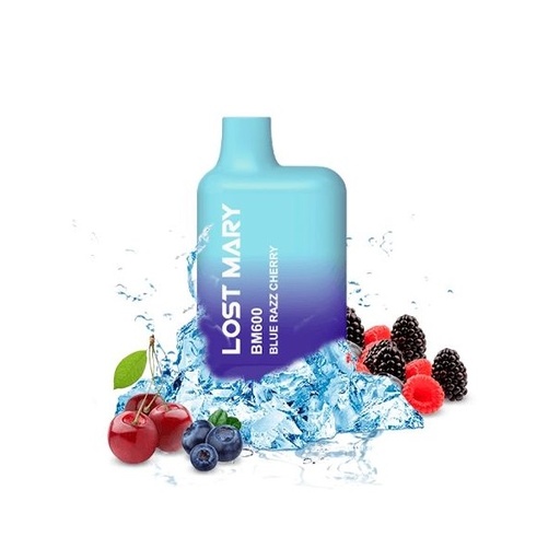 [000007768] Vaper desechable Lost Mary BM600, 20mg, Blue Razz Cherry
