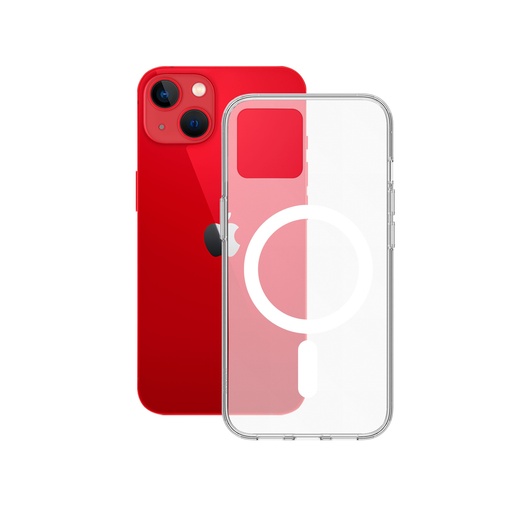 [000007818] Funda para iPhone 13 compatible con MagCharge, Packaging Free, Transparente
