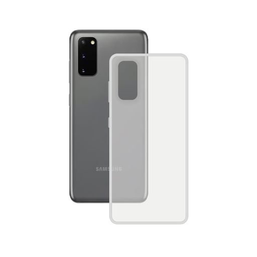 [000007864] Funda flexible para Samsung Galaxy A74 5G, Antihuellas, Packaging Free, Compatible con carga inalámbrica, Transparente