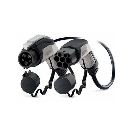 [000007867] Manguera de carga Wallbox, 5 metros, Conector Tipo 1 a Tipo 2, Monofásico, 32A