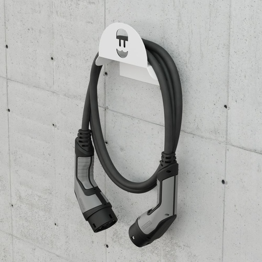 [000007893] Soporte para mangueras de carga Wallbox, Blanco