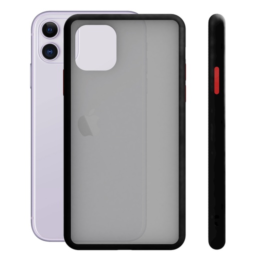[000007976] Funda para iPhone 11 Semirrígida, Negro
