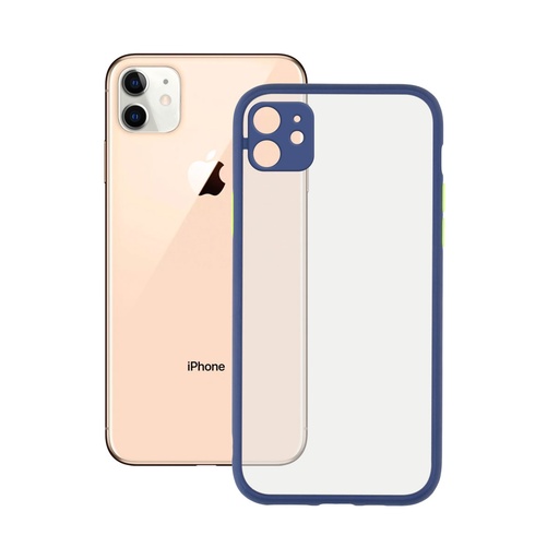 [000007983] Funda para iPhone 12 Mini Semirrígida Azul