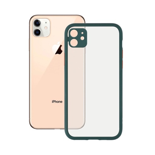 [000007990] Funda para iPhone 12 Mini Semirrígida, Verde