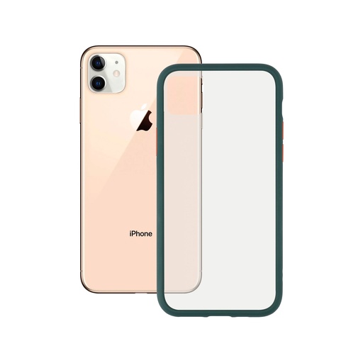 [000008005] Funda para iPhone 12, Pro Semirrígida, Verde