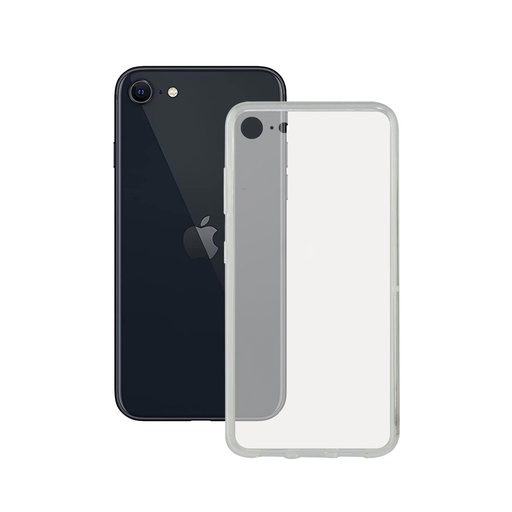 [000008020] Funda para iPhone SE 2022, SE 2020, 8 y 7, Flexible Transparente