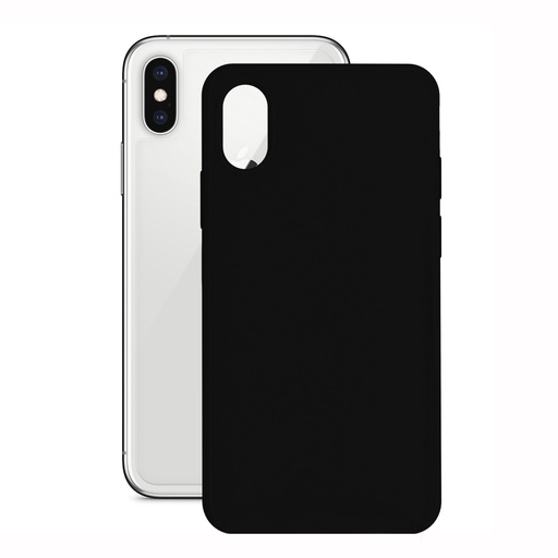 [000008027] Funda para iPhone X, iPhone XS, Semirrígida Negro
