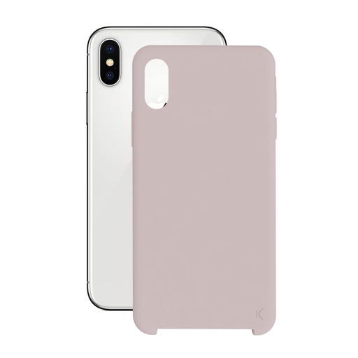 [000008030] Funda para iPhone X, iPhone XS, Semirrígida, Rosa