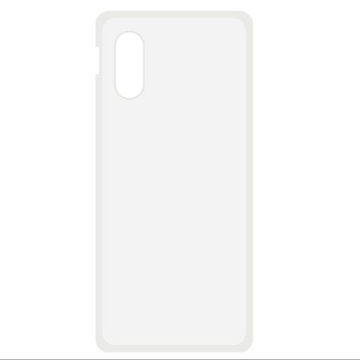 [000008038] Funda para iPhone XS Max - Semirrígida Transparente