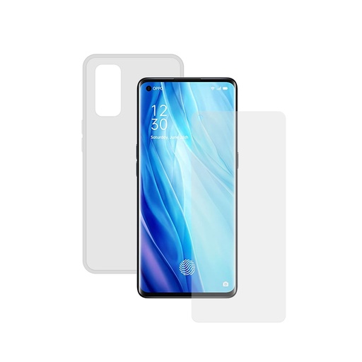[000008066] Funda para Oppo Reno 4 Pro Flexible, Transparente