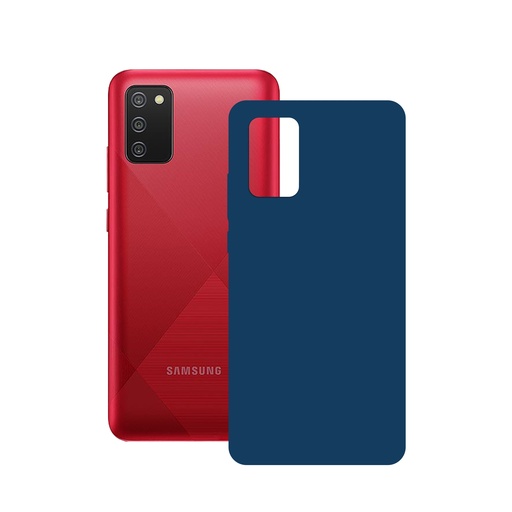 [000008076] Funda para Samsung Galaxy A02S, Flexible, Azul