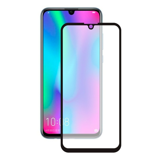 [000008195] Protector de pantalla para Honor 10 Lite, Vidrio templado, Grosor 0.33 mm, Negro