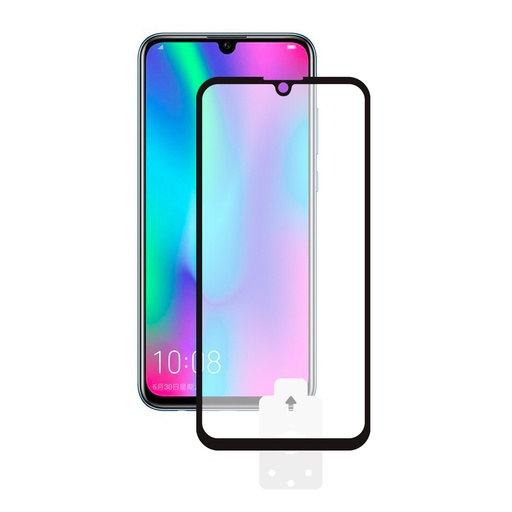 [000008196] Protector de pantalla para Honor 10 Lite, Vidrio templado Grosor 0.33 mm, Negro