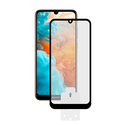 [000008204] Protector de pantalla para Huawei Y6 2019 Vidrio templado, Grosor 0.33 mm, Negro