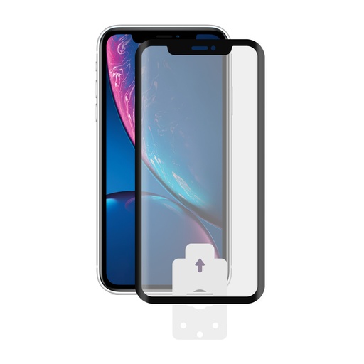 [000008207] Protector de pantalla para iPhone 11 Pro Max Vidrio templado, Grosor 0.33 mm, Negro